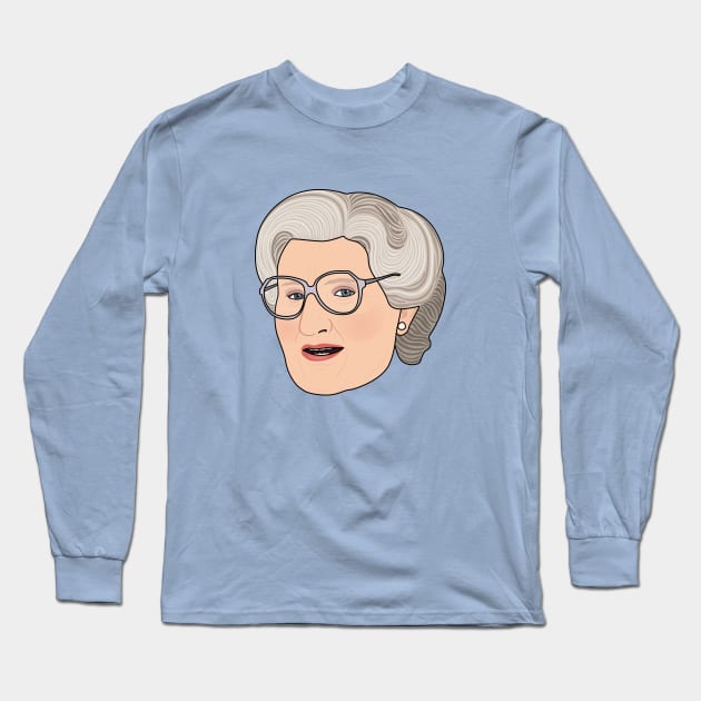 Mrs Doubtfire | Dear Long Sleeve T-Shirt by Jakmalone